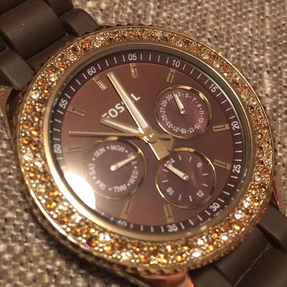 Fossil silicone watch